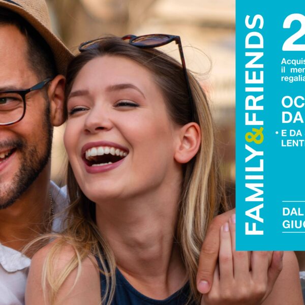 Offerte occhiali da vista 2×1? FAMILY & FRIENDS